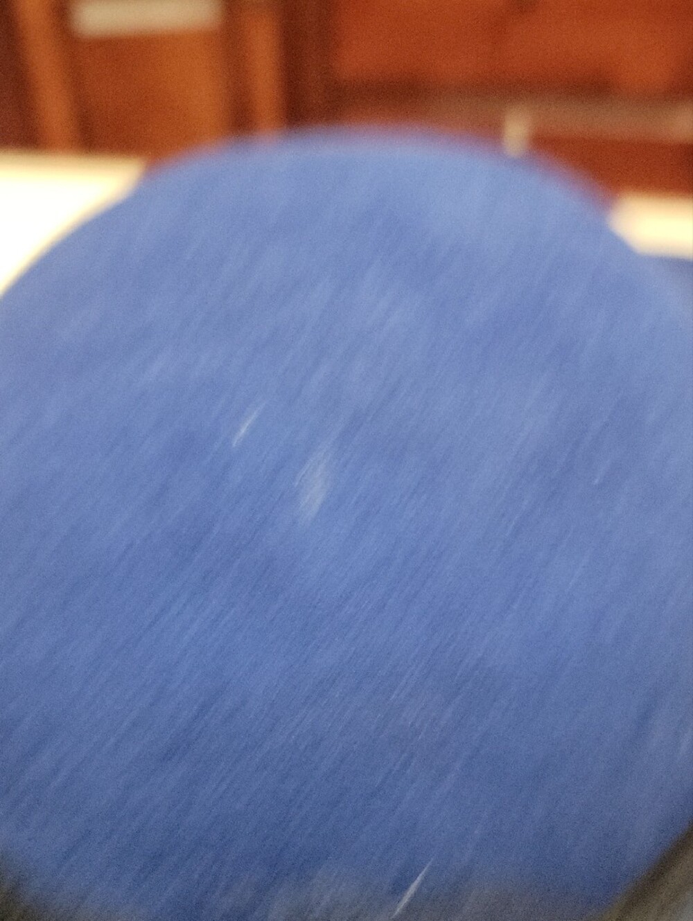 Elegant Blue Women's Felt Hat with Black Net Trim - Picture 5 of 6